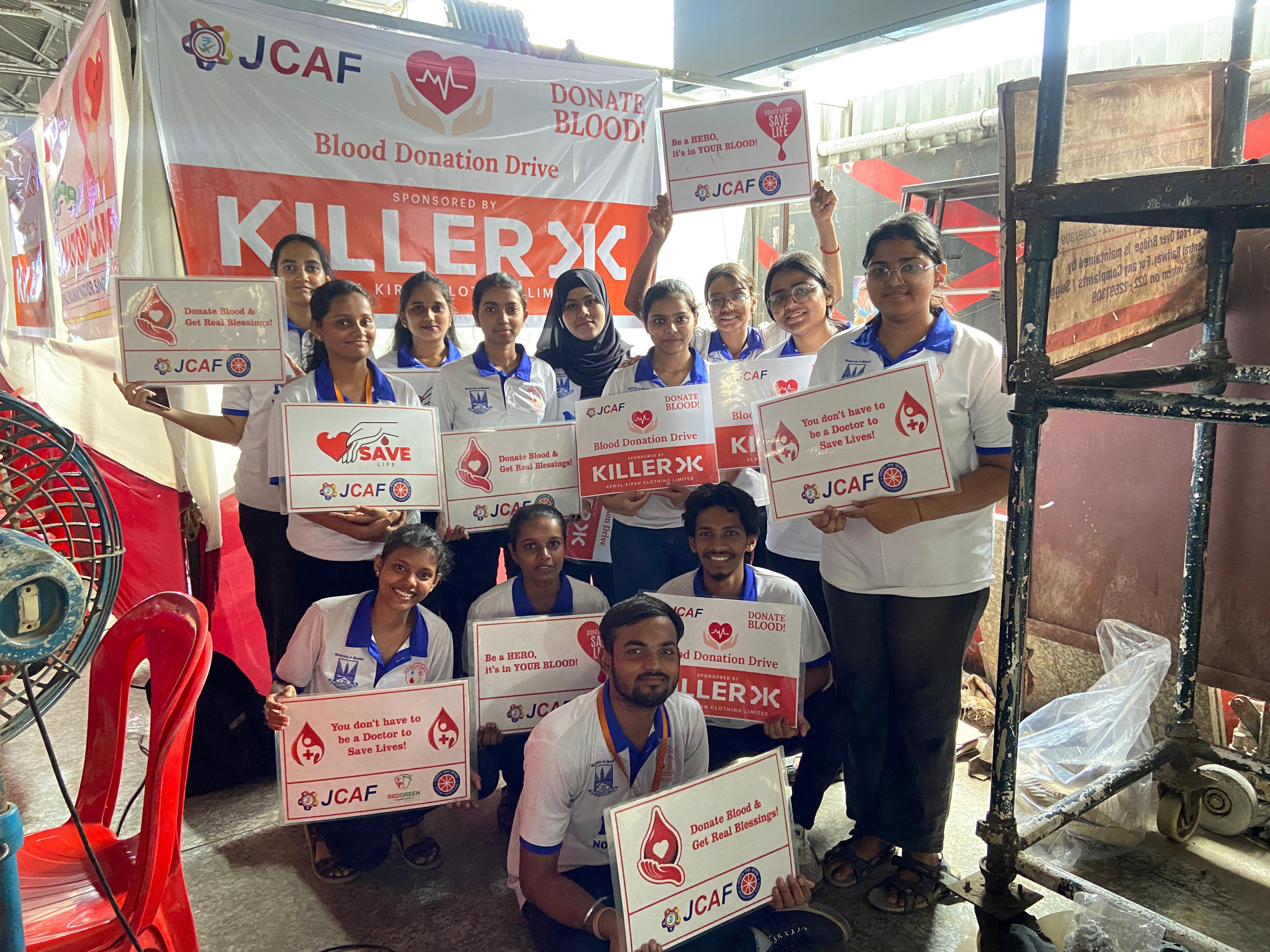 JCAF's 75th Blood Donation Camp
