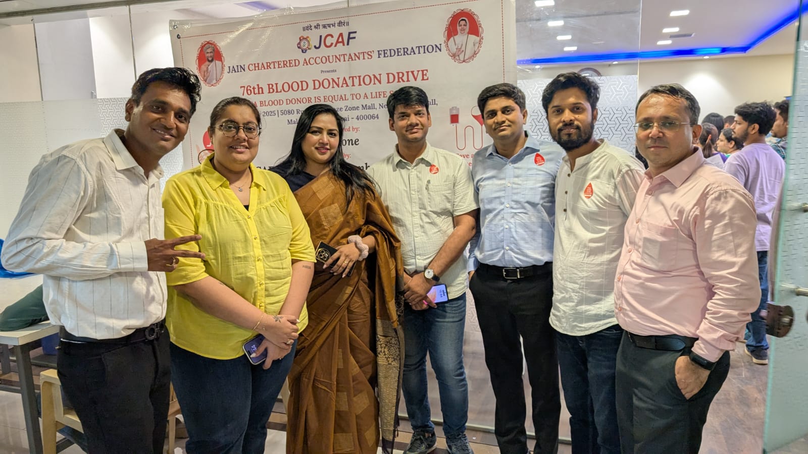 JCAF's 76th Blood Donation Camp