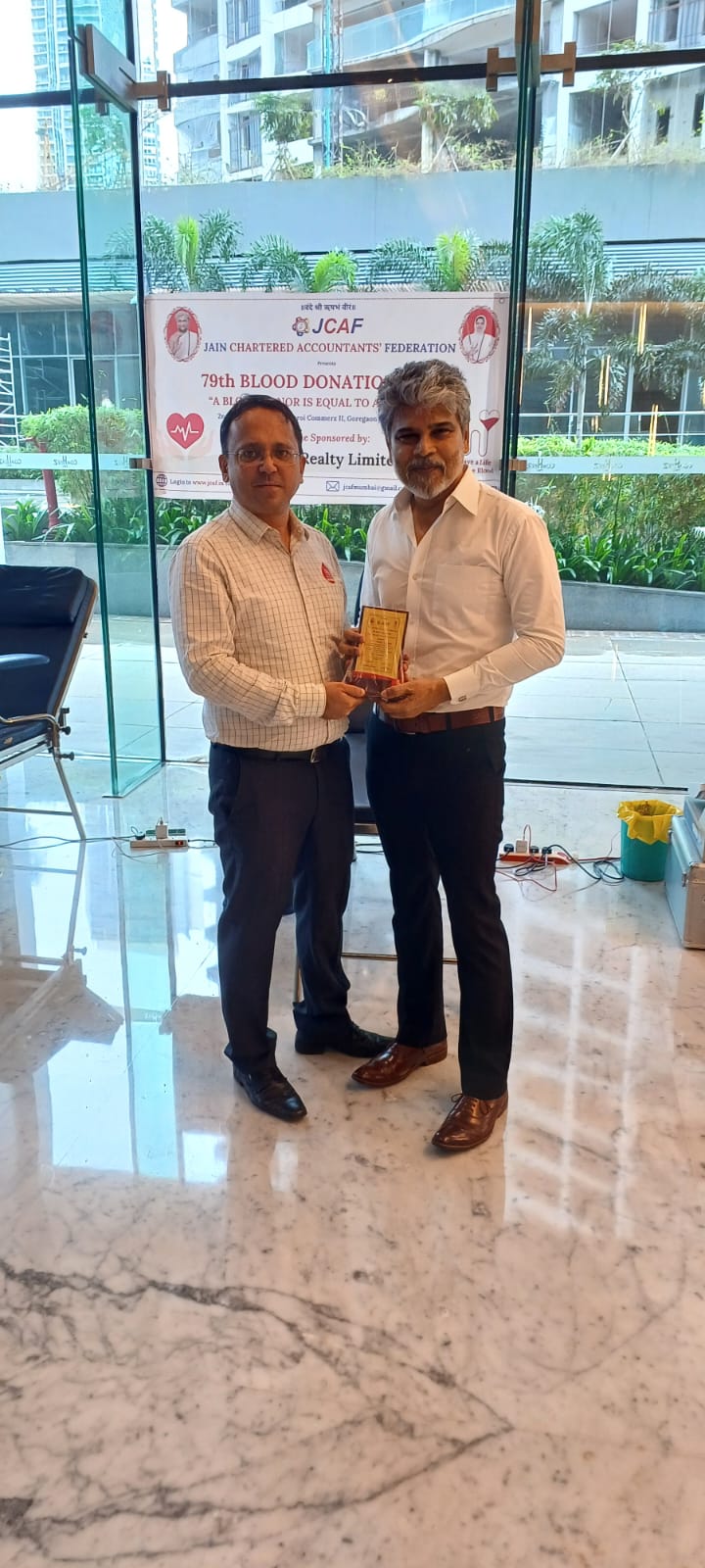 79th Blood Donation Drive at Lobby, Oberoi Commerz II, Goregaon East (Near Westin)