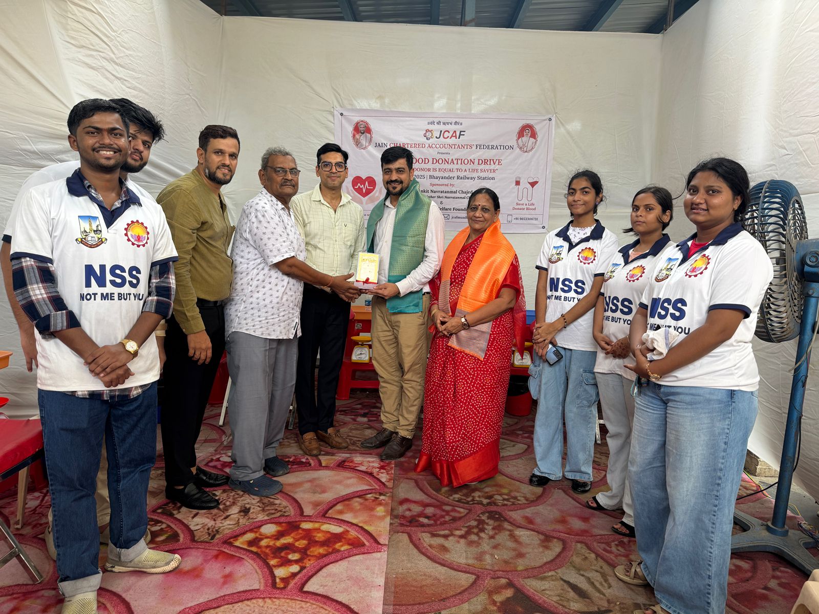 81st Blood Donation Drive at Bhayander Railway Station