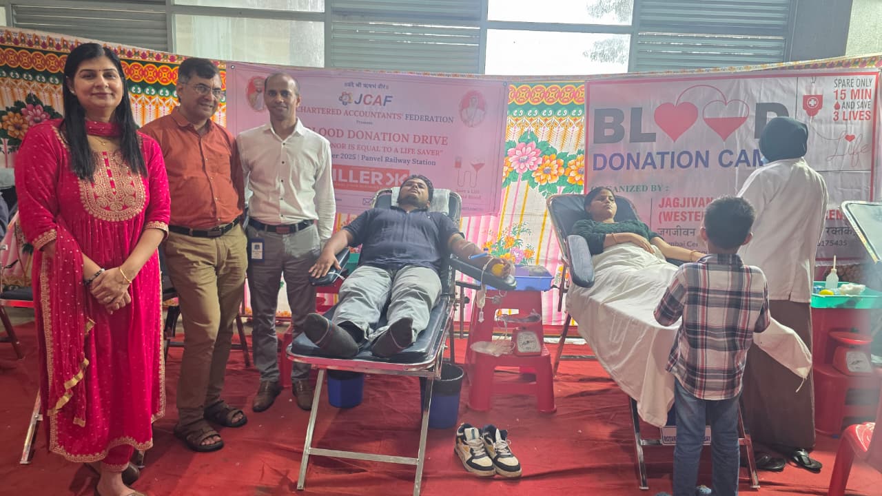 91st Blood Donation Drive at Panvel Railway Station