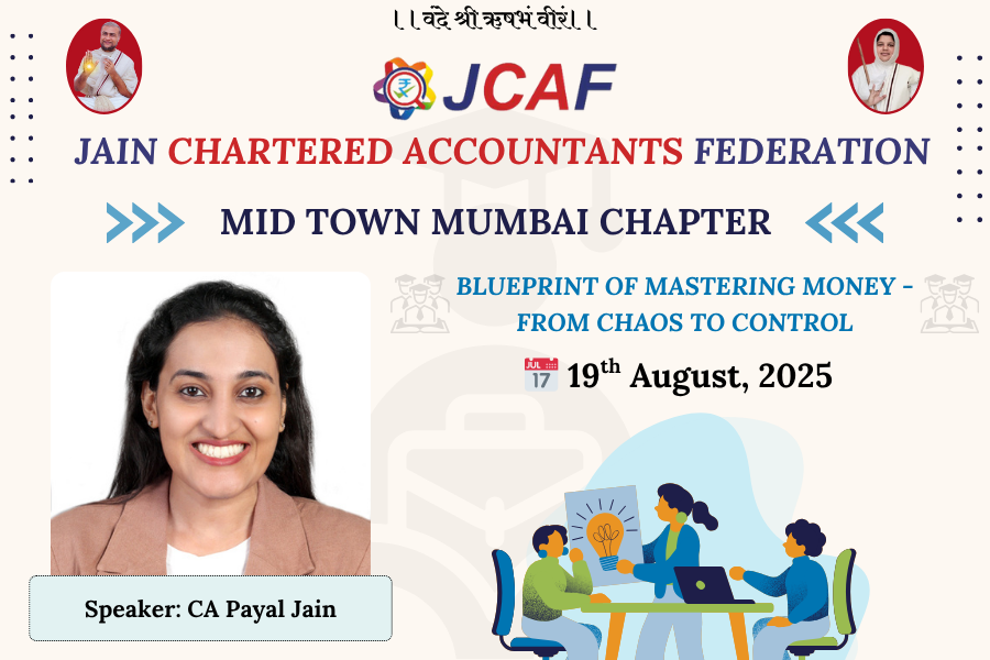 Webinar on Blueprint of Mastering Money - From Chaos to Control - An initiative by Mid Town Mumbai Chapter