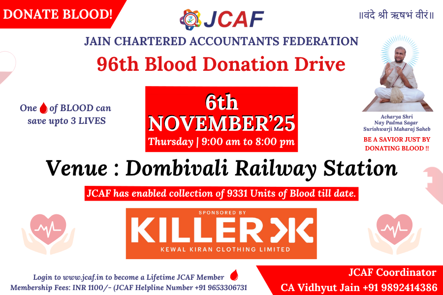 96th Blood Donation Drive at Dombivali Railway Station